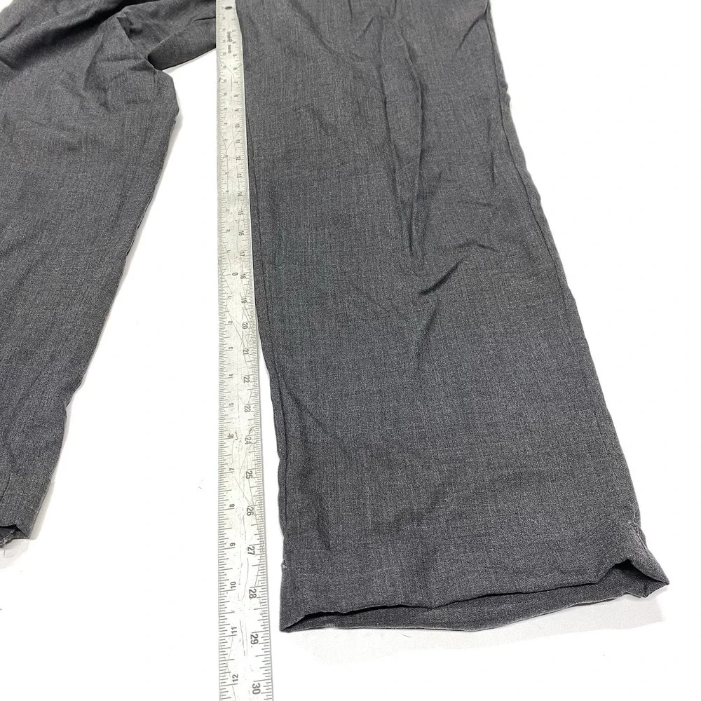 Lauren Ralph Lauren Pants Mens 36x30 Gray 100% Wool Pleated GREEN LABEL